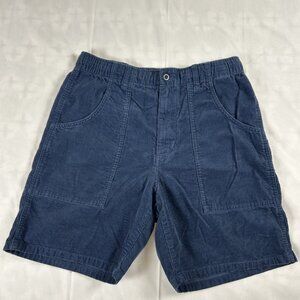 UNIQLO Navy Blue Corduroy Shorts - Men's Size M (30–33)